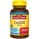 Nature Made CoQ10 200 mg, Kosttilskud til hjerte sundhed og cellulær energiproduktion, 100 Softgels, 100 dages forsyning