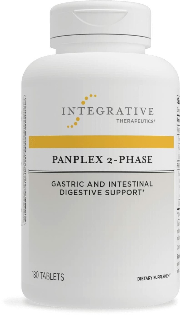 Integrativ terapi Panplex 2 - Fase - Dagligt tillæg for fordøjelsessygdomme og intestinal Tract support * - Gluten- Free - 180 Greve (90 Servering)