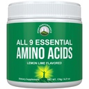 Alle 9 essentielle aminosyrer Pulver med 26 kliniske undersøgelser. EAA 32X Effective vs BCAA / BCAAS Brancheed Chain Aminos. Før eller efter træning EAA supplement for energi og muskelvækst. Citronkalk