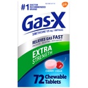 Gas- X ekstra styrke tyggetabletter med Simeticone 125 mg til bloating relief, Cherry - 72 Greve