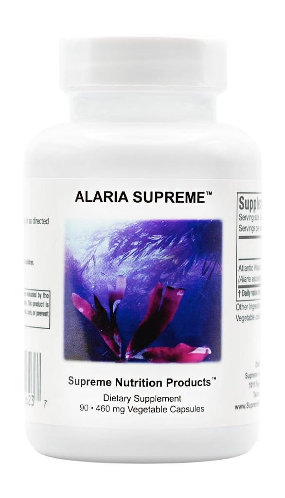 Supreme Nutrition Alaria Supreme, 90 Pure Atlantic Wakame Vegetariske Kapsler