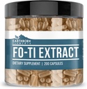 Earthborn Elements Fo- Ti Extract 200 Kapsler, Pure & Ufortyndet, Ingen tilsætningsstoffer