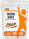 BulkSupplements.com Yacon Root Extract Powder - Sugar Substitute, Natural Fiber Sweetener - Gluten Free, 1g per Serving, 500g (1.1 lbs) (Pack of 1)