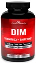 DIM supplement 250 mg med vitamin D3 Plus BioPerine - Diindolylmethan Menopause & Østrogen Support, Hormone Balance Support til kvinder og mænd - 90 Vegetar Caps