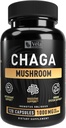 Vela 's Chaga Mushroom Supplement Mushroom Kapsler 124; 1500 mg per servering