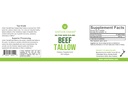 Antler Farms - 100% Pure New Zealand Oksekød Tallow - Græs Fed, Pasture Raised, Top Grade, Renset og filtreret, Natural Beef Tallow - 200 Softgels, 500mg