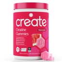 Opret Creatine Monohydrate Gummies for Mænd & Kvinder - Boost Focus, Styrke og Endurance, Anti- Smelteformel, Vegan, Gluten- Free, Non- GMO, 1,5 Gram Creatin per Gummy (Watermelon, 90 ct)
