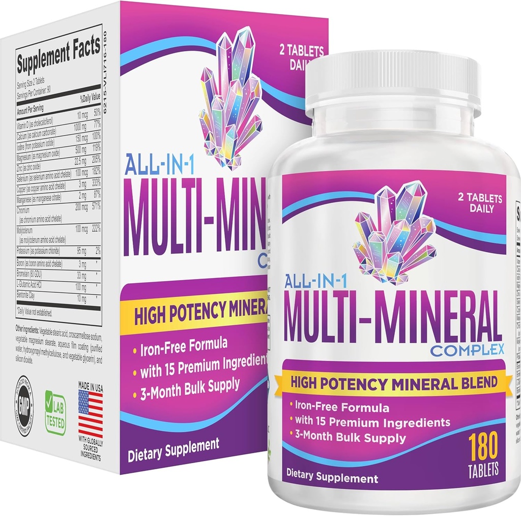 all- in-1 Multimineral Supplement Blend (Jern fri Formel) Multimineral Mineralprodukter