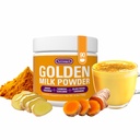Turmaquik Organic Golden Milk Turmeric Powder Mix + Superfood Blend of Ginger, Black Pepper, Curcumin, Cinnamon, Cardamom - Non-GMO, Vegan, Keto, Ayurvedic