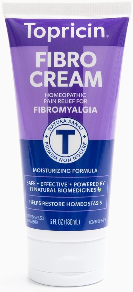Topricin FIBRO smertestillende creme (6 oz) - hurtig lindring for fibromyalgi med patenteret formel - reducerer varighed og intensitet af fibromyalgi episoder, forbedrer søvn og genskaber energi