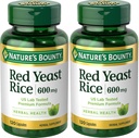 Nature 's Bounty Red Gær Rice 600mg 120 Kapsler (pakke med 2)