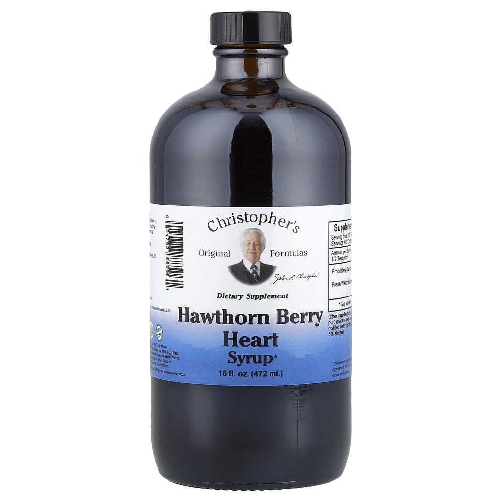 Christopher 's Original Formulas Hawthorn Berry Heart Syrup - 16 fl oz