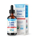 LIQUIDSUNDHED USDA Organic Ionic Zink High Potency Drops - Trace Mineral Liquid Vitamin supplement til voksne & børn - Immuno & fordøjelsesstøtte, Hud & Sår Sundhed - USA Made, Vegan, Non- GMO (2 oz)