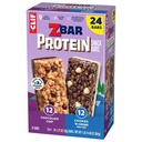 Zzbar Protein Gluten Free Snack Bars Variety Pack – 24 Count (1.27 oz Bars) – Chocolate Chip & Cookies ‘n Cream - 5g Plant Based Protein & 2g Fiber – Non GMO & Organic Oats