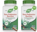Nature's Way Saw Palmetto Berries,Traditional Prostate Support*,585 mg per Serving,Non-GMO Project Verified,Vegan,180 Capsules,(Pack of 2)