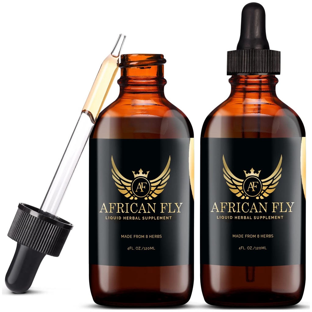 African Fly (2-Pack) - All Natural Vegan Supplement for Men (& Women) 40, 50, 60 Plus Years Old and Beyond