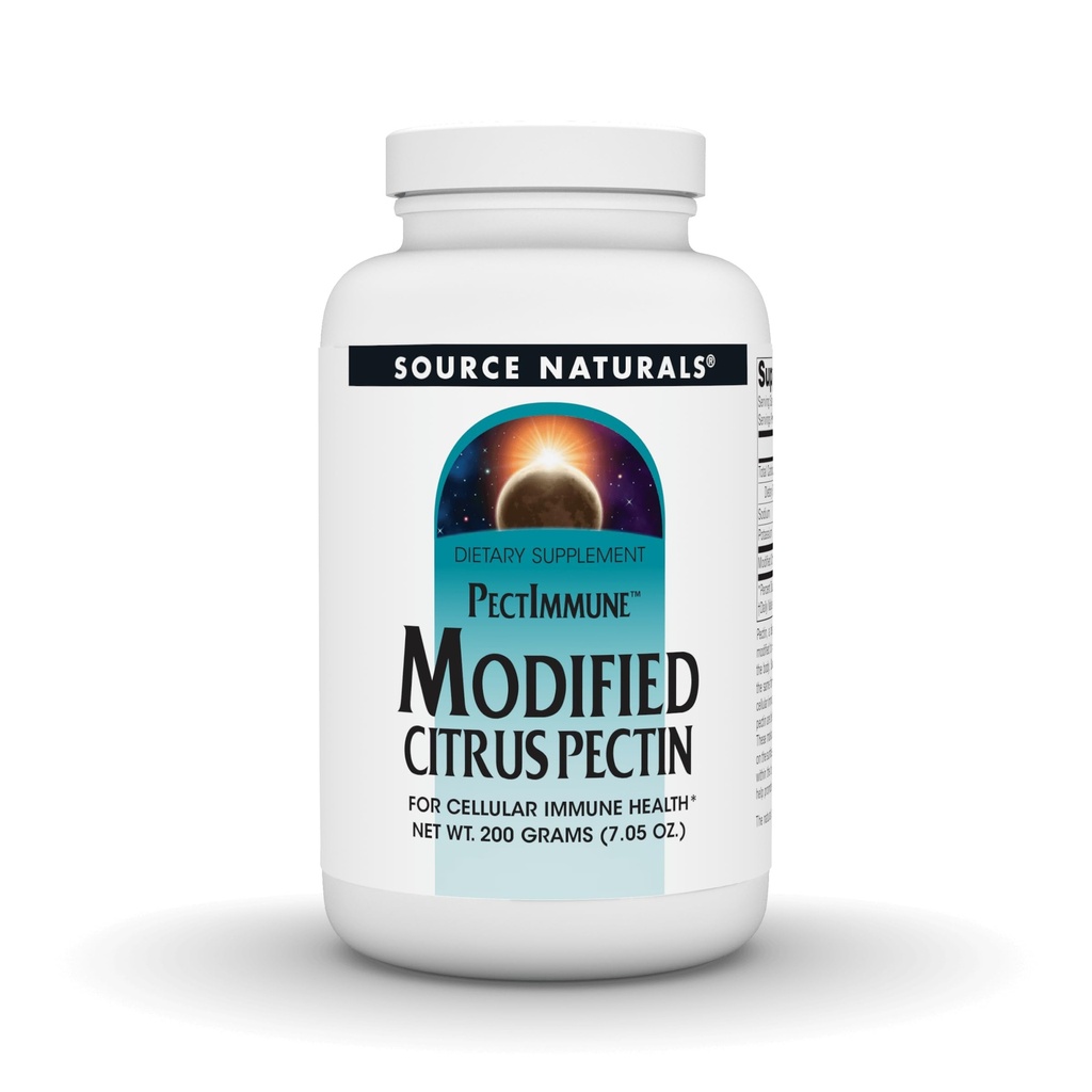 Source Naturals PectImmune™ Modified Citrus Pectin Powder for Cellular Immune Health, 200 Grams