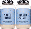 NAKED Shake - Vanilla Protein Powder - Plant Based Protein Shake with Mct Oil, Gluten-Free, Soy-Free, No Gmos Or Artificial Sweeteners - 30 Servings (Pack of 2)