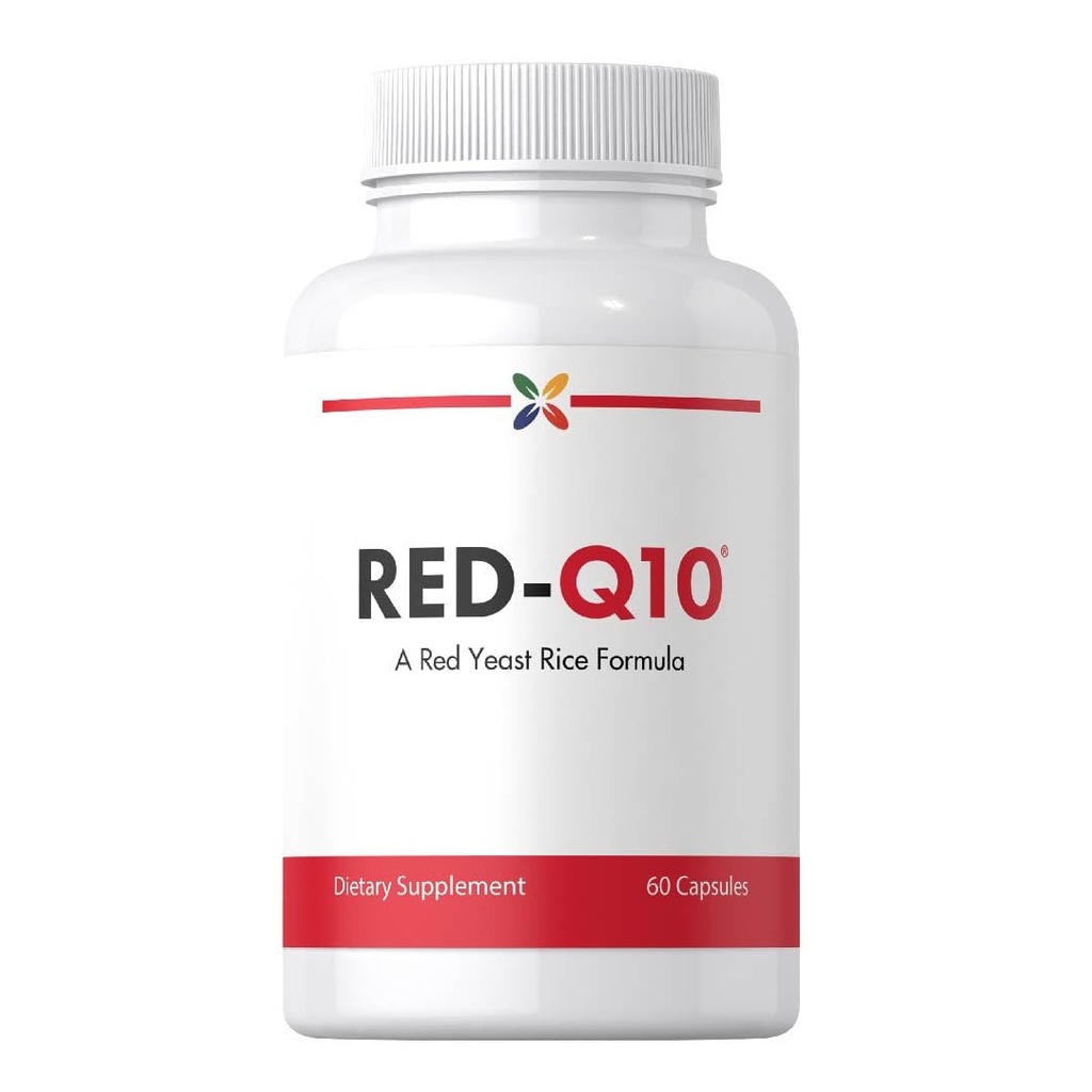 Stop Aging Now - Red-Q10 - Coenzyme CoQ10 Supplement - with Red Yeast Rice & Alpha Lipoic Acid - 60 Capsules