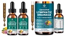 Lymphatic Drainage Drops - 11 in 1 Lymphatic Supplement for Immune, Lymph System & Liver Detox - with Echinacea, Horse Chestnut, Dandelion, Elderberry & Burdock - Raspberry Flavor, Vegan, 2 Fl Oz