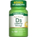Nature 's Truth Vitamin D3 2000 IE Softgels for admiral-