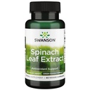 Swanson Spinach Leaf Extract - Urtetilskud Fremme af den samlede sundhed - Grønne fødevarer Formel w / Beneficial Thylakoids & Chlorophyll - (60 Veggie kapsler, 650mg hver)
