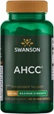 Swanson maksimal styrke AHCC - Fremme af avanceret immunforsvar - Naturligt supplement støtte NK celler & leverstøtte - (60 Veggie kapsler, 500 mg hver)