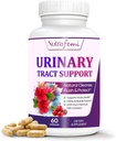 Natural Urinary Tract Health Kosttilskud til kvinder, UTI Health Support, Flushes Urenheder og Cleanses Urinary System, Brege Support, D- Mannose med Cranberry, Mælkebøtte & Hibiscus