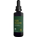 Global Healing Plant- Based Vein Health Liquid Vegan Supplement Drops til støtte blod flow & cirkulation, Hjælper med Spider & Varicose Veins for sunde ben - Organic Horse Chestnut Root - 2 Fl oz