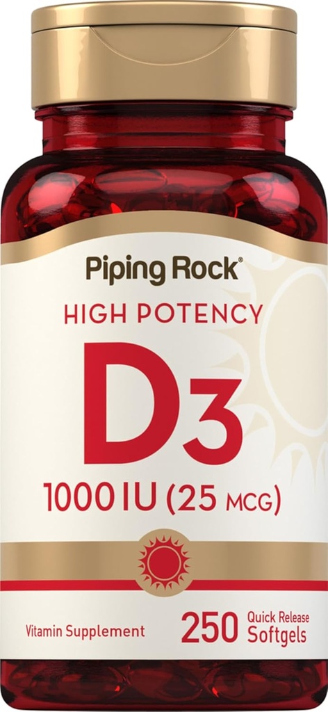 Piping Rock Vitamin D3 1000IE