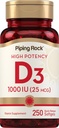 Piping Rock Vitamin D3 1000IE
