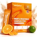 OxyEnergy Fiber Supplement Powder for Women & Men - Weight Loss & Gut Health, Prebiotics & Digestive & Relieve Bloating, Daily Fiber Powder Drink Mix, Orange Flavored 30 Packets