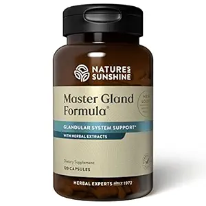 Nature 's Sunshine Master Gland, 120 Capsules Measures 124; Giver komplet ernæringsmæssig støtte til hver Gland i kroppen, Hjælper støtte energi Metabolisme