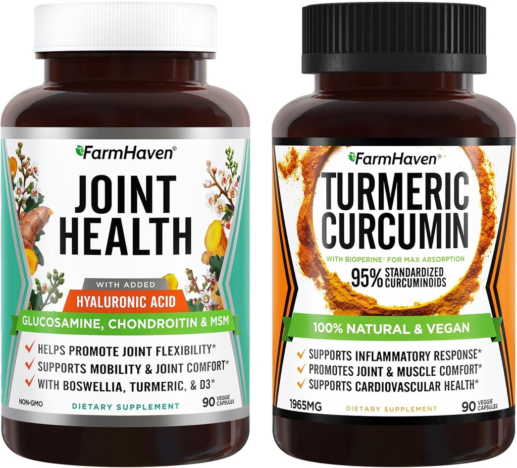 FarmHaven gurkemeje og glucosamin Chondroitin
