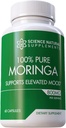 Moringa kapsler (60 greve) - Moringa pulver kapsler pakket med essentielle vitaminer og antioxidanter - Moringa kapsler til brain support - Moringa Leaf kapsler