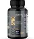 Cognisync Nootrop Brain Health Supplement 60ct, 12 kraftfulde ingredienser, Lions Mane, Alpha- GPC, Cognitive Enhancement, Brain Fog Support, Hukommelse Support, Smart Drug Alternative