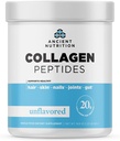 Ancient Nutrition Collagen Peptider, Collagen Peptider Powder, Unflavored Hydrolyzed Collagen, Understøtter sund hud, Joints, Gut, Keto og Paleo Friendly, 28 Servere, 20g Collagen pr Servering