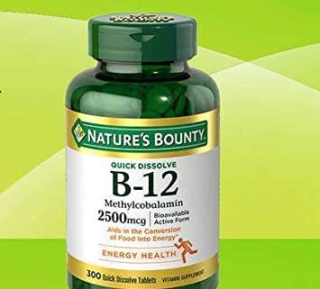 Naturens Bounty B- 12 2500mcg, 300 Tabs