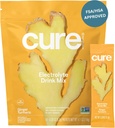 Cure Hydration • 124; Plantbaseret elektrolytdrik • 124; Ingen tilsat sukker • 124; FSA- HSA • 124; Dehydrering • Hjælpepulver fremstillet med kokos • 124; ikke- GMO • 124; Vegan • 124; Pouch af 14 Pakninger - Ginger Turmerisk