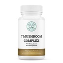 Organic Mushroom Complex - 7 Mushroom Blend immunforsvar Nootrop & Cognitive Health Supplement med Organic Lions Mane, Chaga, Maitake, Shiitake, Reishi, Tyrkiet Tails, Cordyceps Mix
