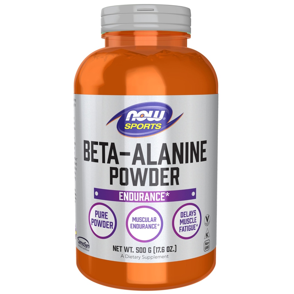 Now Foods Sports Nutrition, Beta- Alanine Pure Powder 2000 mg, Muscular Endurance *, 500 Bedste