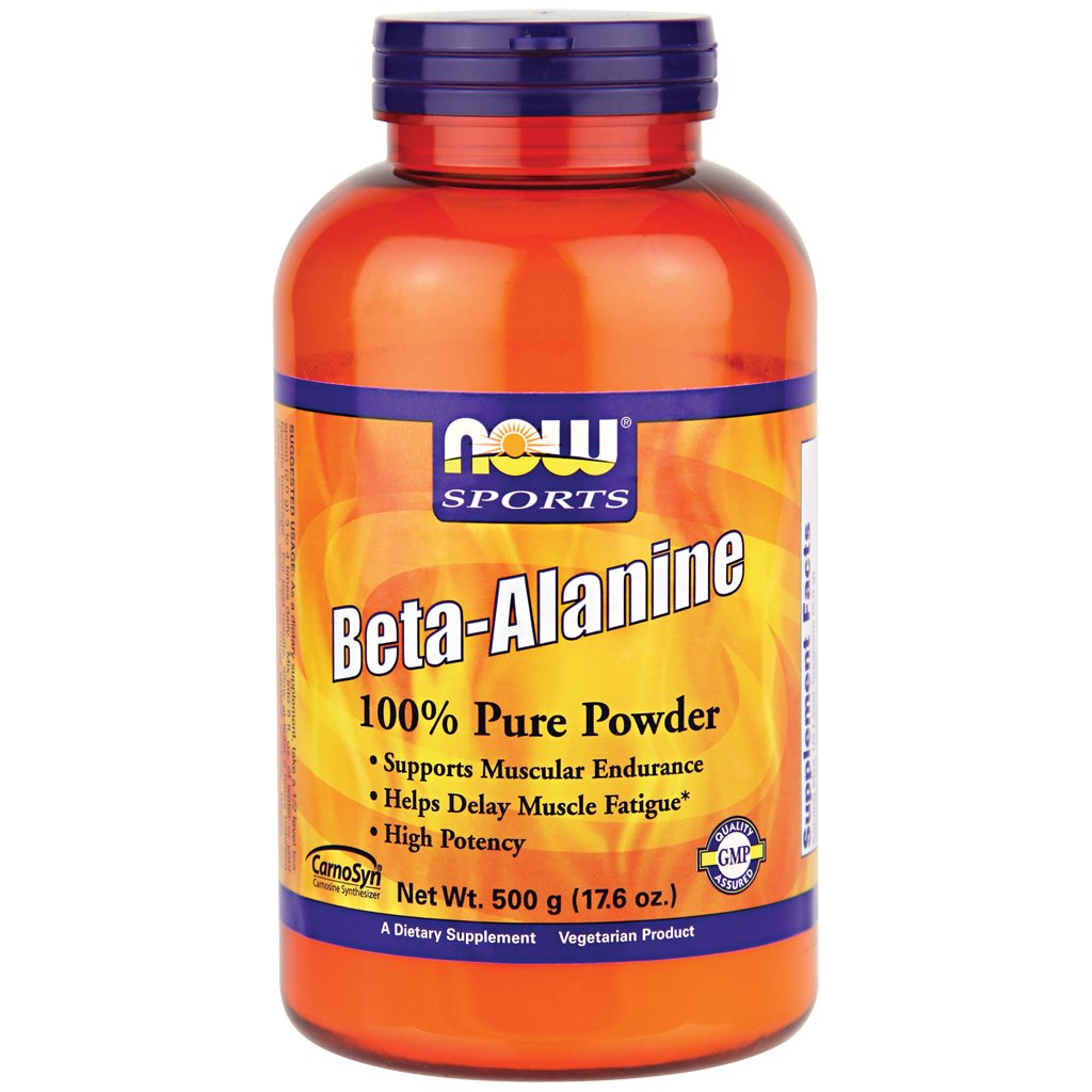 Now Foods Sports Nutrition, Beta- Alanine Pure Powder 2000 mg, Muscular Endurance *, 500 Bedste