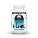Kilde Naturals L- Lysin Free Form -Aminosyretilskud understøtter energidannelse & kollagen - 100 kapsler