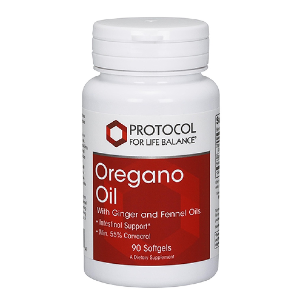 PROTOKOL OM LIV BALANCE Oregano Oil 0,2 ml - til intestinal støtte - minimum 55% carvacrol - med Ginger & Fennel Oil - Dairy Free & Egg Free - 90 Softgels