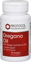 PROTOKOL OM LIV BALANCE Oregano Oil 0,2 ml - til intestinal støtte - minimum 55% carvacrol - med Ginger & Fennel Oil - Dairy Free & Egg Free - 90 Softgels