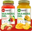 Sea Moss Gel Organic Raw (Bundle of 2 Jars 24oz) Strawberry Banana og Mango Pineapple Wildсrafted Gold Sea Moss Gel fra Saint Lucia against 124; 92 Vitaminer og mineraler against 124; Pure Raw + Non- GMO has 124; Vegan Superfood