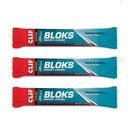 CLIF BLOKS - Energy Chews - Tropical Punch med 25 mg Coffein- Non- GMO - Plant Based Food - Fast Fuel til cykling og kørsel -Workout Snack (2.1 Ounce Packet, 3 Greve)