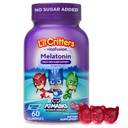 L 'il Critters PJ Masker Melatonin Gummy Kosttilskud, 60 Gummies