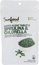 Solomood Chlorella Spirulina Tablets - Spirulina og Chlorella Powder Pills, Green Algae Supplement Rich in Chlorophyll, Broken Cell Wall, Vegan - 2 oz Bag