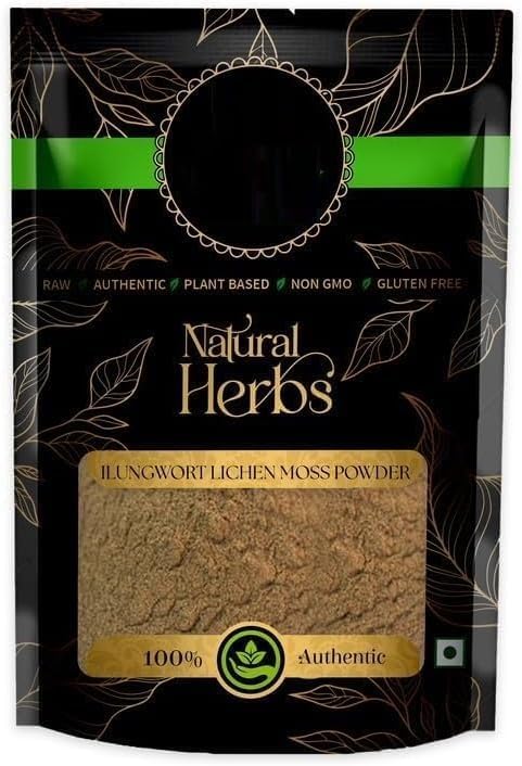 Lungwort Lichen Moss Extract Powder - 100 Gram/3.5 Oz - Pulmonaria Officinalis Powder - Pure & Natural